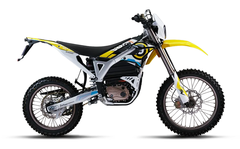 Sur-Ron Storm Bee full-size electric motorcycle, side view